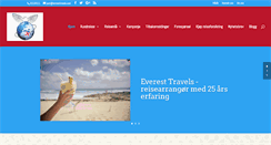 Desktop Screenshot of everesttravels.no